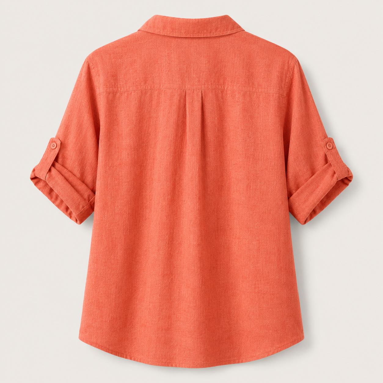 Lässiges Leinen-Sommer-Set - Orange