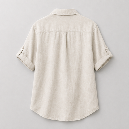 Lässiges Leinen-Sommer-Set - Beige