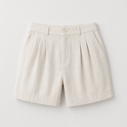 Lässiges Leinen-Sommer-Set - Beige