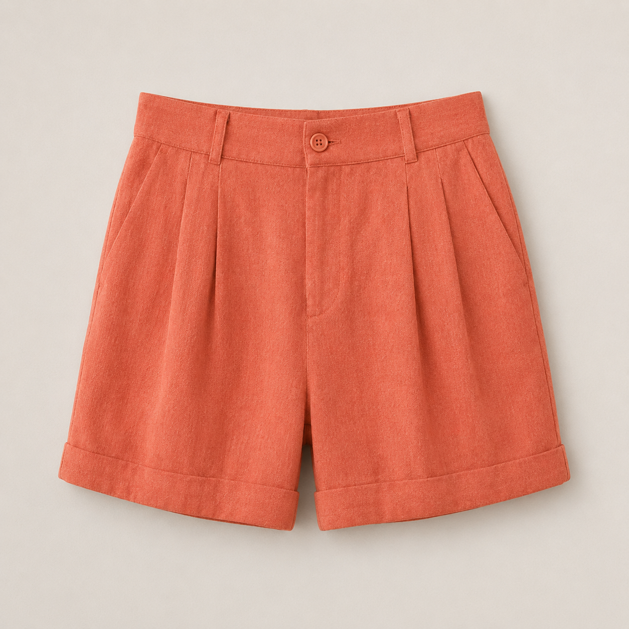 Lässiges Leinen-Sommer-Set - Orange