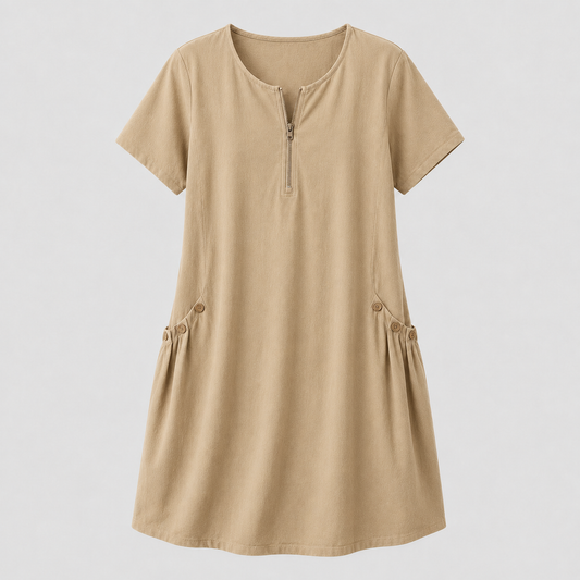 Everyday Summer Dress - Beige