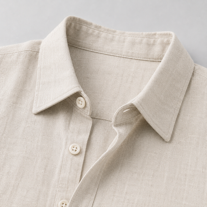 Lässiges Leinen-Sommer-Set - Beige